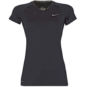 Nike Womens Pro Combat V Neck T-Shirt