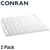 2-Pack Conran Soho 600GSM Face Washers - White