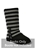 Ozwear UGG Cardy Socks Black and Grey Stripe for Ozwear UGG Boots