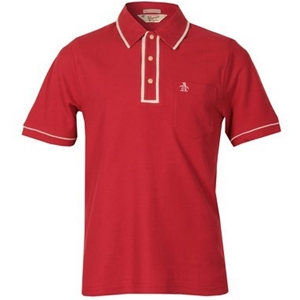 Penguin Mens Solid Polo Shirt