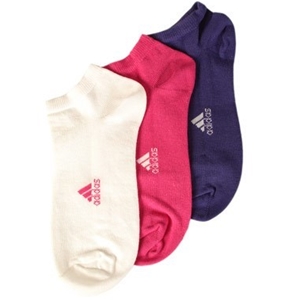 Adidas Womens 3 Pack Trainer Socks