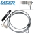 Laser Heavy Duty 2m Security Cable with Combo Lock