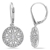 1/10 Carat Diamond LeverBack Earrings in Sterling Silver