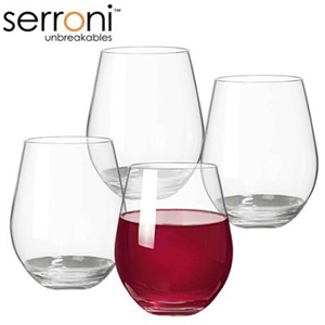 Serroni Stemless Red Wine Glass Set - Se