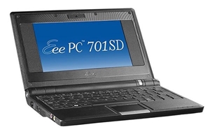 ASUS Eee PC 701SD-BLK029L 7 inch Black N