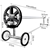 Swimming Pool Cover Roller Reel with Wheels