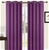 2 Piece Cassidy Purple Coated Eyelet Curtain Set