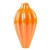 Jess 14cm x 30cm Metal Vase - Orange