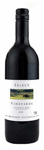 Select Vineyards Classic Red 2011 (12 x 