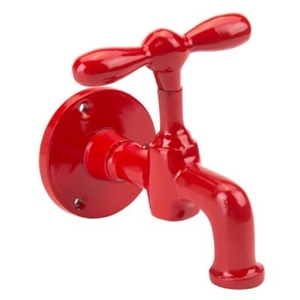 Deco Tap Wall Hook - Red