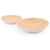Set of 2 Bamboo Serving Bowls - White