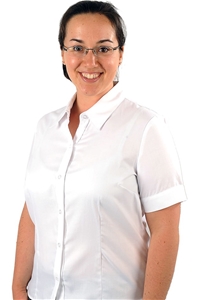T8 Corporate Ladies Cap Sleeve Shirt (Wh