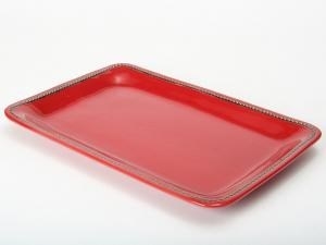 Morroccan Red - Rect.Platter L