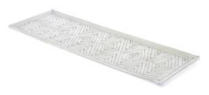 Rectangular Aluminium Tray-Geometric Lin