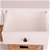 Rustic 2 Drawer Cabinet with 4 Baskets - White