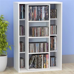 Multipurpose Dvd Storage Shelf, White Dvd Storage Shelves