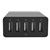 mbeat QUINTARY 5-Port 40W USB Smart Charger: Black