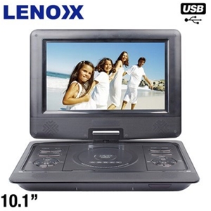 Lenoxx 10.1'' Portable Multi-Region DVD 